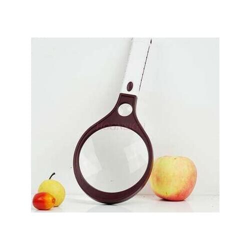 Magnifying glass Magnifying glass 10 times hand-held LED white light purple light banknote detection calligraphy