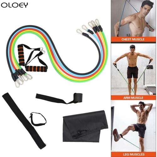 High Quality Multi Function Resistance Belt One Line Tension With Muscle Training Fitness Puller Exercise Yoga Tubes Pull Rope