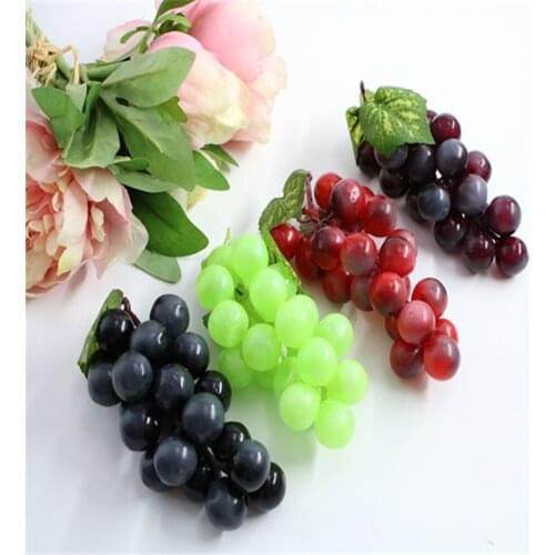 1 string 10/36 GRAPES Artificial Fruits Grapes Artificial Fake Fruits Simulation Fruits for Christmas Home Wedding Decoration