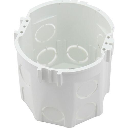 1 pc Eu Standard Wall Round Mounting Box Internal Cassette Wiring Box White Back Box For Eu Switch And Socket