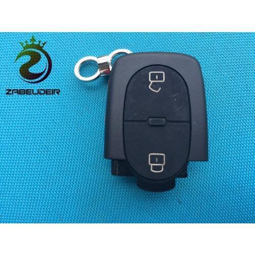 1pcs of new replacement 2+1 4 buttton Panic button Remote Key Shell For Audi A3 A4 S4 Uncut Blade Fob Case Cover 3 Buttons blank