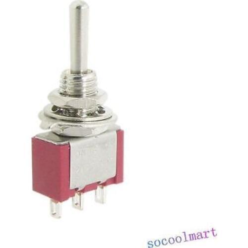 4 Pcs AC 250V 2A 120V 5A SPDT On/Off/On 3 Position Momentary Toggle Switch