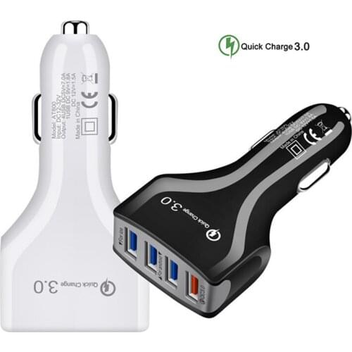 4 USB Port QC3.0 Car Phone Charger PD QC Fast Charging For Laptop Quick Charging Universal Mobile Phone Charger