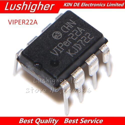 5pcs VIPer22A DIP8 VIPER22 DIP New Original IC