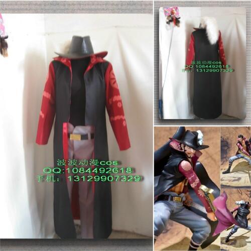 One piece Mihawk Cosplay Costume
