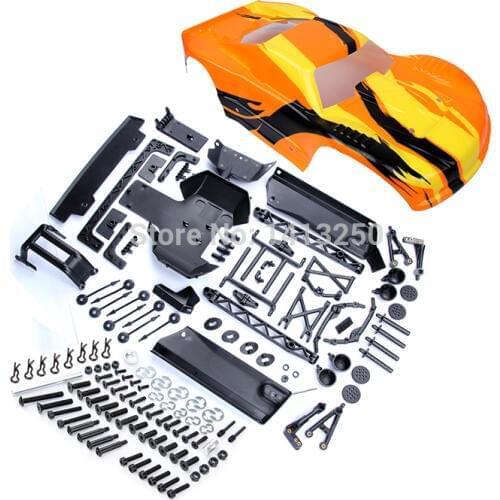 Car Shell Body Cover Upgrade Kit for 1/5 HPI ROFUN ROVAN KM BAJA 5T Rc Car Parts