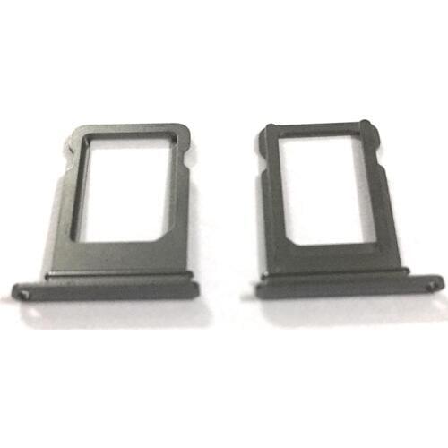 Sim Tray Holder For Apple IPhone X SIM Card Tray Slot Holder Adapter Socket Repair Parts