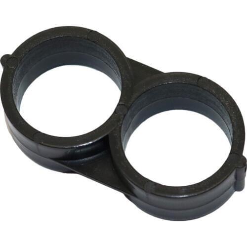 DN20 Hose Waterstop Connector 20mm Hose Drip Tape Folding End Plugs End Handicap Garden Irrigation Water Saving Equipment 100Pcs