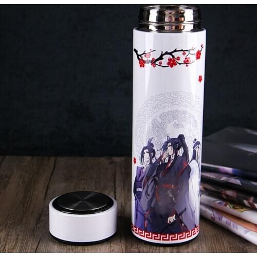 Grandmaster of Demonic Cultivation Water Cup Mo Dao Zu Shi Cartoon Q Version Wei Wuxian Lan Wangji Vacuum Cup