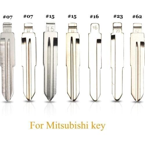 Kutery 10pcs/lot Remote Key Blade For Mitsubishi ASX GRANDIS Outlander LANCER-EX MIT11 R #07 #15 #16 #23 #62 KD Original Flip