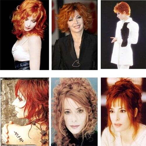 5D Full Drill Diamond Painting Kits Musician Mylene Farmer Of Picture Diy Diamond Embroidery Woman Diamond Mosaic Craft