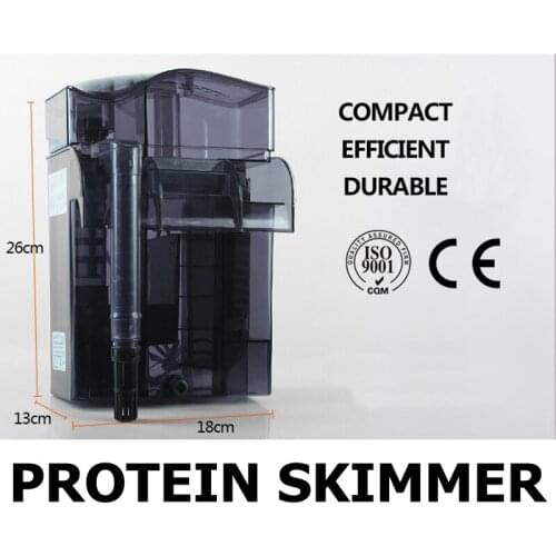 Aquarium Wall-hanging Protein Skimmer Marine Fish Tank Efficient External Skimmer Filter 220-240V 50Hz 6.6W