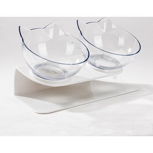 Non-slip Double Cat Bowl Dog Bowl with Raised Stand Pet Supplies Cat Water Bowl for Cat Food Bowls for Dog Feeder Pet Products
