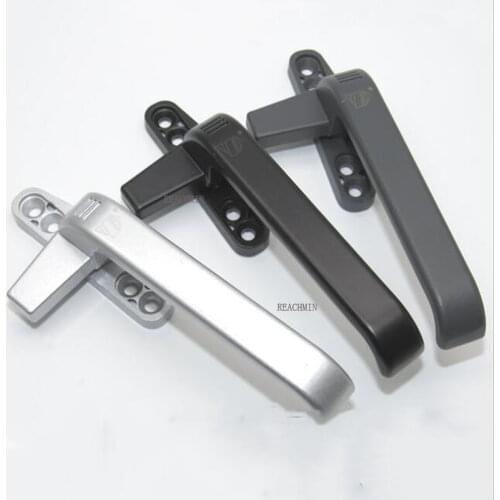 50 aluminum alloy window handle push window accessories old-fashioned flat open door and window handle 7 type handle