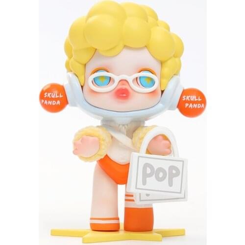 Pop mart bubble mat skullpanda Shopaholic SP elevator hand toy