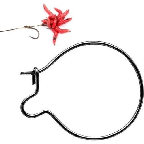 50PCS S M L Size Blunt Tip Carp Fishing Maggots Clip Pin For Bait Ring Rigs Hook Fishing Lures Accessaries