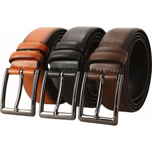 New Leather Belt Luxury Strap Male Belts For Fashion Classice Vintage Pin Buckle Men Belt High Quality Large size waistband