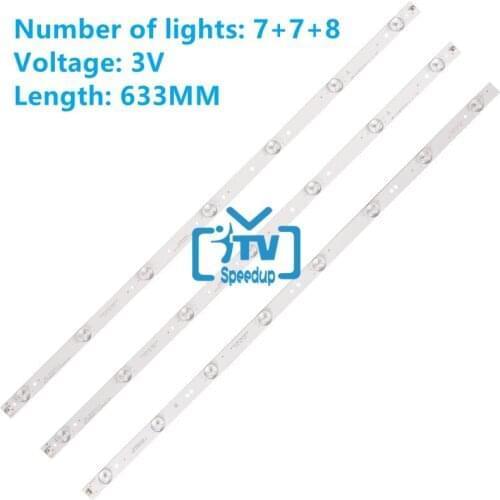 15pcs/Kit LED backlight strip For H32PA3100 671-315D3-21401 HK315D07M HK315D07P-ZC14A-03