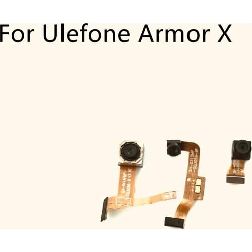 Ulefone Armor X Used Front Camera + Back Camera Rear Camera For Ulefone Armor X MTK6739 5.5" 1440x720 Smartphone