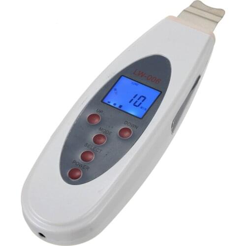 Ultrasonic Skin Scrubber Cleansing Face Spatula Blackhead Remover Face Scrubber Shovel Cleaning Facial Peeling Clean Tone Lift