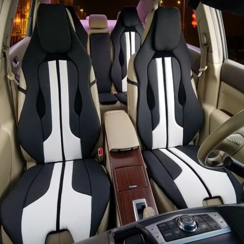 2 Pcs Car Front Seat Cover Universal Seat 2 Cushion Protection Pad Leather Anti-scratch for Bmw Porsche Mercedes Ferrari Audi
