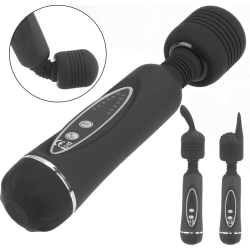 Magic Wand Massager Vibrating Sex Toys for Women 12 Speeds Adult Products Powerful AV Vibrator G Spot Clitoris Stimulator