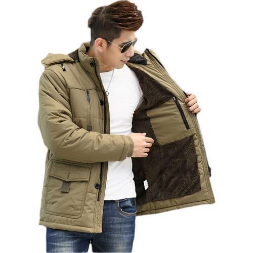 YuWaiJiaRen Men's Denim Parkas