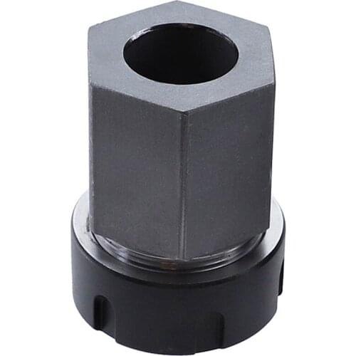 ER-32 Hexagonal Square Shank Collet Chuck Bracket for Motor Shaft Extension Rod of CNC Lathe Engraving Machine