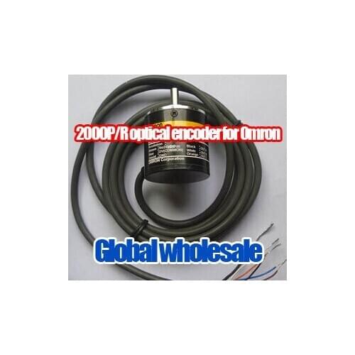 1pcs E6C3-CWZ3XH rotary encoder / 2000P/R optical encoder for Omron / photoelectric encoder speed inkjet printer