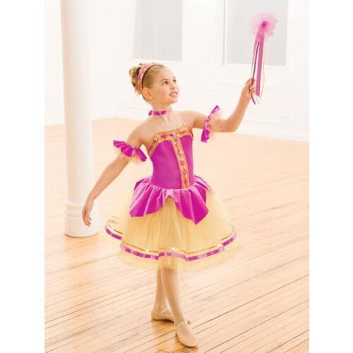 Girls Ballet Tutu Dress Female Ballet Dresses Students Gymnastics Leotard Skirt Fluffy Dress Princess Suit Stage Costume D-0431