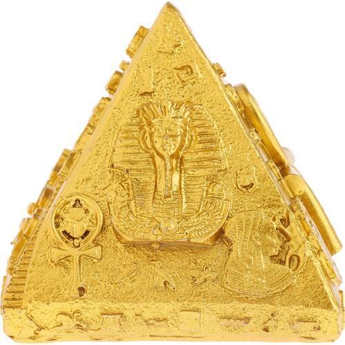 Egypt Pyramid Model Resin Pyramids Figurine World Famous Building Architecture Model for Kids Toy Gift Home Tabletop Decor
