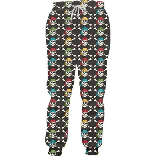 IFPD New Sweatpants Women/mens 3d Print Pirate Skull Pants Unisex Casual Plus Size Casual Sports Trousers Wholesale