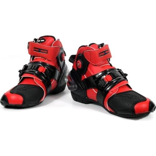 Riding Tribe Motorcycle Ankle Boots Anti-skid Racing Protective Shoes Motocross Motobike Off-Road Moto Boot Foot Protector A9001