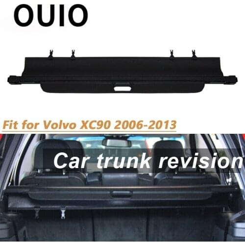 OUIO 1Set Car Rear Trunk Cargo Cover For Volvo XC90 2006 2007 2008 2009 2010 2011 2012 2013 Security Shield Shade Accessories