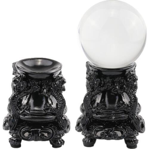 Resin Dragon Display Stand for Crystal Glass Lens Ball Divination Photography Lensball Base 60 80 100 120mm Magic Sphere Holder