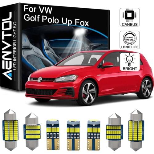 Seker For Volkswagen VW Up Fox Golf Polo Car Accessories Auto Interior LED Lights Dome Map Trunk LED Lamps Canbus 12V Error Free