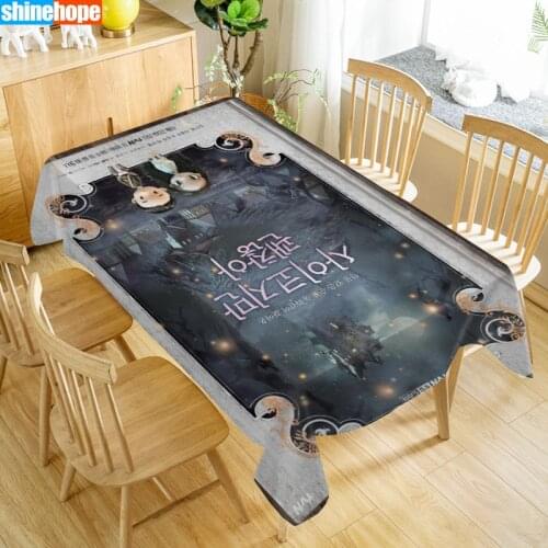Its Okay to Not Be Okay Tablecloth Waterproof Fabric Rectangular Dust-proof Table Cover For Party Home Decor TV Covers