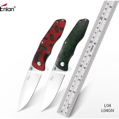 ENLAN L04 Folding Hunting Knife Camping Pocket Knife Tactical Knives Outdoor Survival Tool Dropship