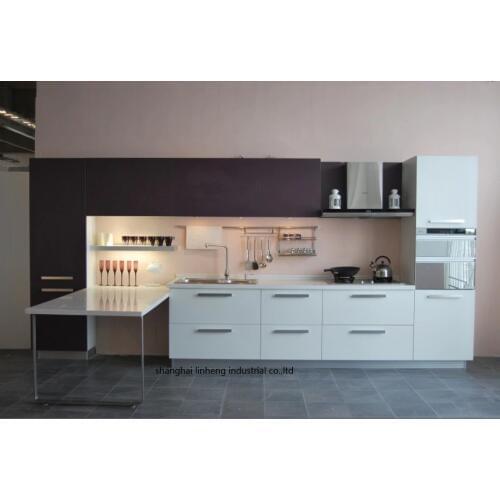 High gloss/lacquer kitchen cabinet mordern(LH-LA049)