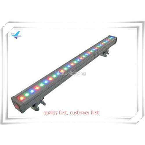 E-10pcs Architecture decoration 1m led strip light 30x3w rgb 3 in1 led wall washer outdoor amber bar aluminum
