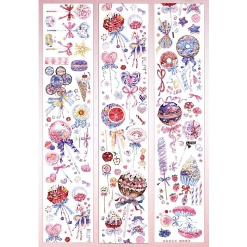 1 Loop Lollipop, Masking Tape Paper Bright Pet