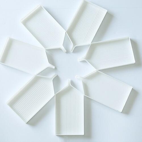 10pcs/lot Tray Diamond Point Drill Plate Diamond Painting Accessories Diamond Embroidery Essential Tools Square Round Bead New