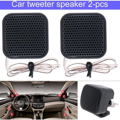 2pcs 500W High Quality Lightweight TP-004A High Efficiency Mini Tweeter Speakers for Car Audio System