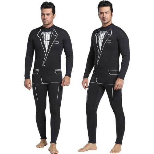 3mm Neoprene Mens Full Wetsuits Formal Style Surfing Swimming Diving Suits for Paddleboarding Kiteboarding Wakeboarding
