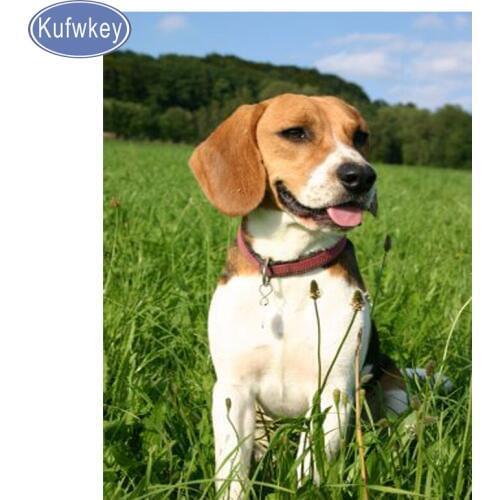 Beagle dog Diamond Painting Cross Stitch handmade Diamond Embroidery animal pet full Square Drill Diamond Mosaic Home Decor,Gift