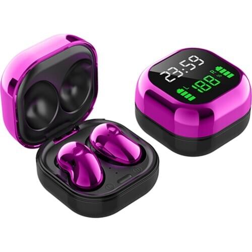 S6Plus True Wireless Earphone Stereo 8D V5.1 Bluetooth Earphone With Microphone Handsfree Earbud for Samsung R175 Buds R180