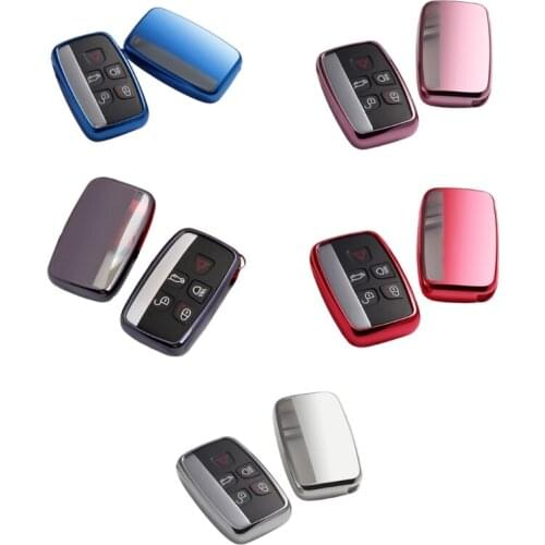 D7YA Key Cover Portable Car Key Storage Case Protector Compatible for XK XKR XF XFR XJ XJL Smart Remote Key