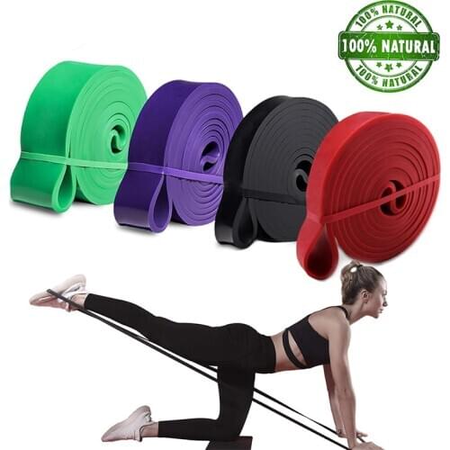 Skin-friendly Pull Up Bands Resistance Bands Premium Latex Loop Stretch Workout/Exercise Band Mobility Powerlifting Assist Band