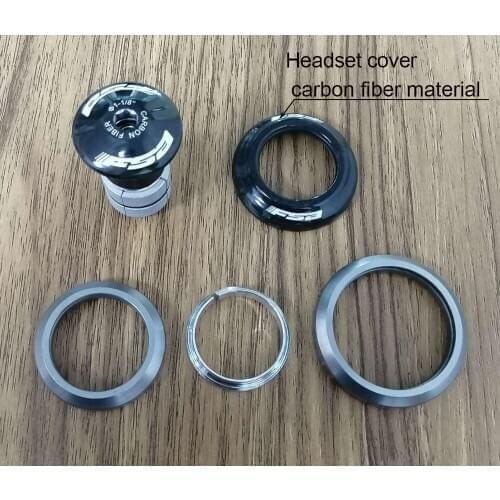Headset for bicycle FSA41.8 / 42mm-52mm bearing 1/2 cover carbon fiber headset for mountain bike Road
