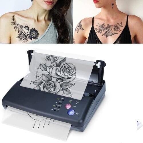 220V Copy Stencil Machine Tattoo Transfer Machine Printer Drawing Thermal Stencil Maker Copier With 10pcs Thermal Transfer Paper